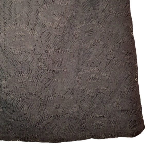The Limited Y2K Lace Mini Skirt Black Womens Size 6 Office Siren Moody‎ Romance - Picture 2 of 6